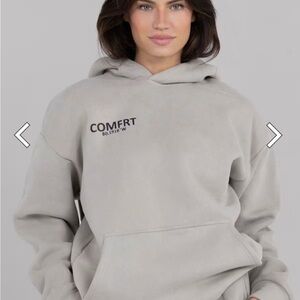 Gray COMFRT coordinate Hoodie and sweatpants bundle size small.